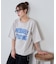 【Enlude/ユニセックス】カレッジロゴドロストTシャツ