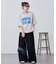【Enlude/ユニセックス】カレッジロゴドロストTシャツ