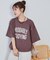 【Enlude/ユニセックス】カレッジロゴドロストTシャツ