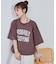 【Enlude/ユニセックス】カレッジロゴドロストTシャツ