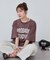 【Enlude/ユニセックス】カレッジロゴドロストTシャツ