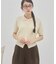 【umm.】衿付きアイレットポロカーディガン