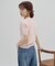 【umm.】衿付きアイレットポロカーディガン