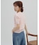 【umm.】衿付きアイレットポロカーディガン