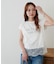 レースレイヤードロゴTシャツ