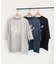 【Enlude】ラグランフロッキーロゴプリントTシャツ《ユニセックス》