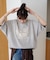 【Enlude】ラグランフロッキーロゴプリントTシャツ《ユニセックス》
