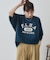 【Enlude】ラグランフロッキーロゴプリントTシャツ《ユニセックス》
