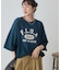 【Enlude】ラグランフロッキーロゴプリントTシャツ《ユニセックス》