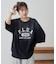 【Enlude】ラグランフロッキーロゴプリントTシャツ《ユニセックス》