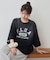 【Enlude】ラグランフロッキーロゴプリントTシャツ《ユニセックス》