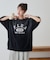 【Enlude】ラグランフロッキーロゴプリントTシャツ《ユニセックス》