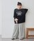 【Enlude】ラグランフロッキーロゴプリントTシャツ《ユニセックス》