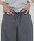 【umm.】ラインストーンタックワイドパンツ