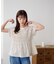 ボーダーシャーリングTシャツ