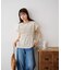 ボーダーシャーリングTシャツ