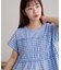 ボーダーシャーリングTシャツ