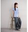 ボーダーシャーリングTシャツ