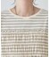 ボーダーシャーリングTシャツ