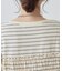 ボーダーシャーリングTシャツ