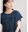 ボーダーシャーリングTシャツ