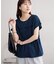 ボーダーシャーリングTシャツ