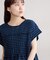 ボーダーシャーリングTシャツ