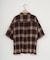 【Enlude】楊柳オンブレチェックシャツ《ユニセックス》