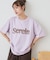 【Enlude】ピグメントレタリングTシャツ《ユニセックス》