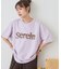 【Enlude】ピグメントレタリングTシャツ《ユニセックス》