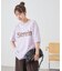 【Enlude】ピグメントレタリングTシャツ《ユニセックス》