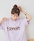 【Enlude】ピグメントレタリングTシャツ《ユニセックス》