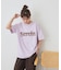 【Enlude】ピグメントレタリングTシャツ《ユニセックス》
