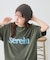 【Enlude】ピグメントレタリングTシャツ《ユニセックス》