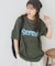 【Enlude】ピグメントレタリングTシャツ《ユニセックス》