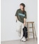 【Enlude】ピグメントレタリングTシャツ《ユニセックス》