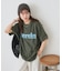 【Enlude】ピグメントレタリングTシャツ《ユニセックス》