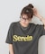 【Enlude】ピグメントレタリングTシャツ《ユニセックス》