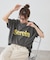 【Enlude】ピグメントレタリングTシャツ《ユニセックス》