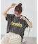 【Enlude】ピグメントレタリングTシャツ《ユニセックス》