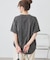 【Enlude】ピグメントレタリングTシャツ《ユニセックス》