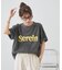 【Enlude】ピグメントレタリングTシャツ《ユニセックス》