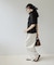 【Noka/WEB限定】レース半袖ポロシャツ