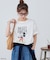 【Enlude】DisneyロゴグラフィックＴシャツ《ユニセックス》