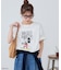 【Enlude】DisneyロゴグラフィックＴシャツ《ユニセックス》