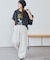 【Enlude】DisneyロゴグラフィックＴシャツ《ユニセックス》