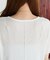 シアーワッフルフロントギャザーTシャツ
