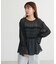 シアードット刺繍ブラウス