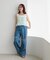 ドット柄シャーリングキャミ