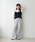 ドット柄シャーリングキャミ